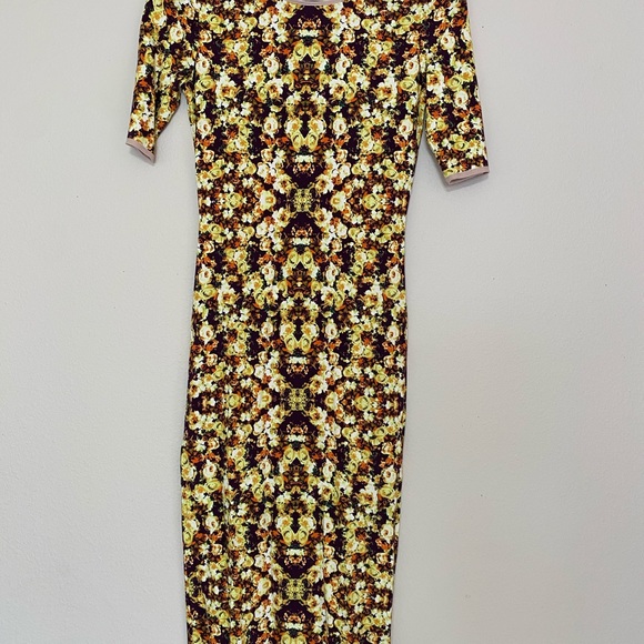 Anthropologie floral jersey midi dress β¨ππ - Picture 5 of 9